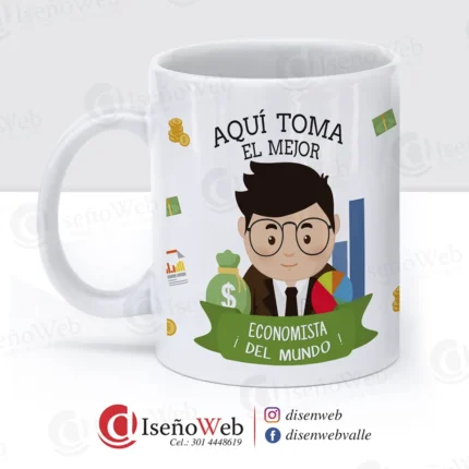 Mug - Economista niño